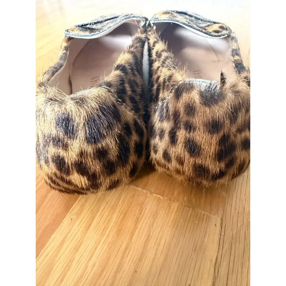 Stuart Weitzman Leopard Print Loafers – Size 7 – New Without Box